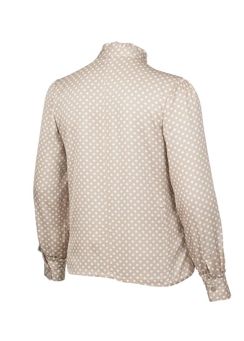 ROCK YOUR CURVES by Angelina Shirt Blouse in Beige/BraunArtikelnummer RYC-LCAK-0289-261 Jubiläumsangebot