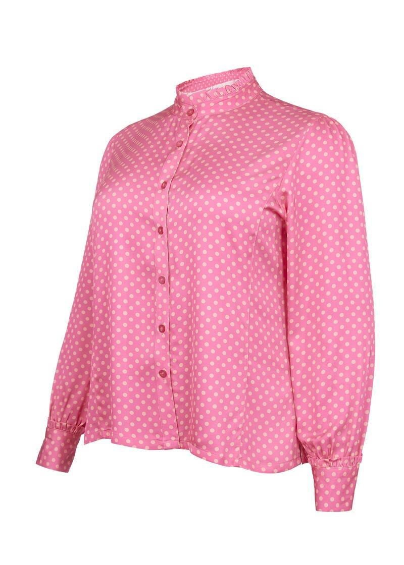 ROCK YOUR CURVES by Angelina Shirt Blouse in PinkArtikelnummer RYC-LCAK-0287-451 Lagerräumung