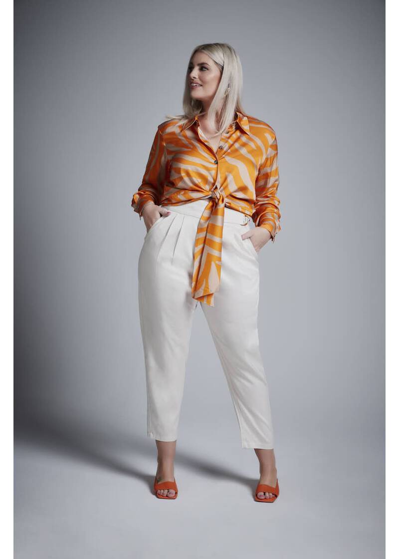 ROCK YOUR CURVES by Angelina Blusenshirt in OrangeArtikelnummer RYC-LCAK-0480-250 Exklusive Angebote