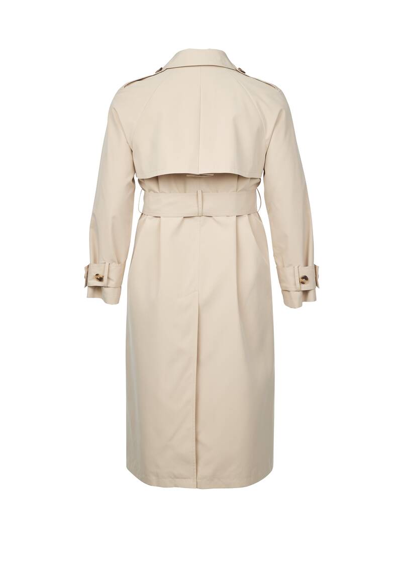 ROCK YOUR CURVES by Angelina Trenchcoat in EcruArtikelnummer RYC-LCAK-0496-101 Tägliche Deals