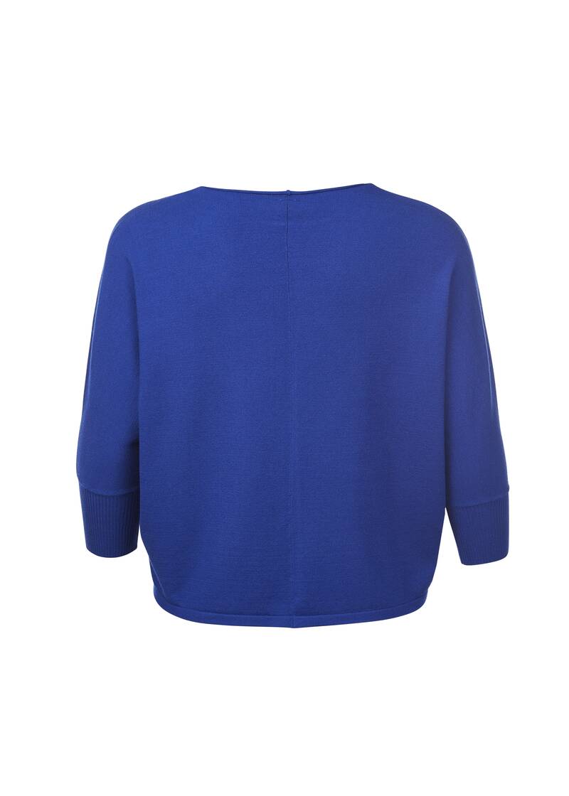 ROCK YOUR CURVES by Angelina Strickshirt in RoyalblauArtikelnummer RYC-LCAK-0284-502 Letzte 3 Tage
