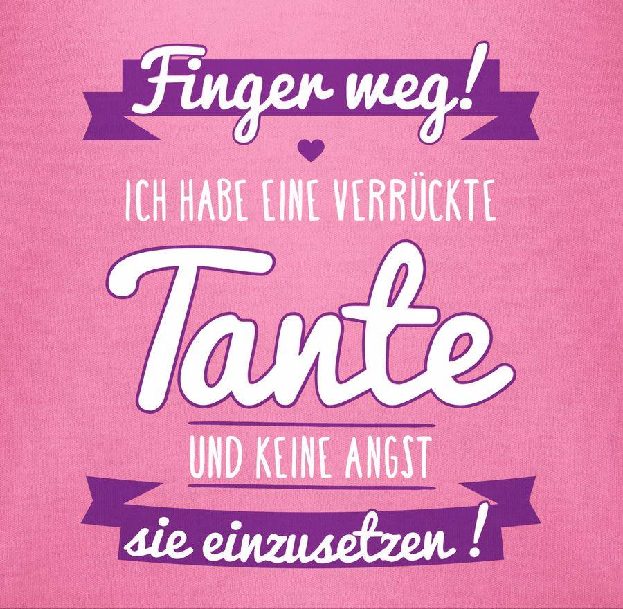 Shirtracer Ich habe eine verrückte Tante Lila: T-Shirt Gym Bag Shirtracer Top Angebot