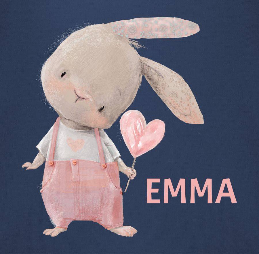 Shirtracer Mädchen Hase Rabbit Häschen Langohr Süße Hasen: T-Shirt Rucksack Shirtracer Neueste Mode