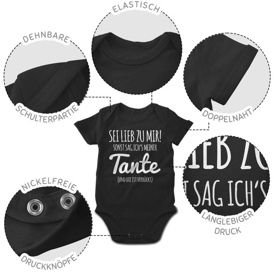 Shirtracer Sei lieb zu mir sonst sag ichs meiner Tante Shirts & Mehr Shirtracer Exklusive Angebote