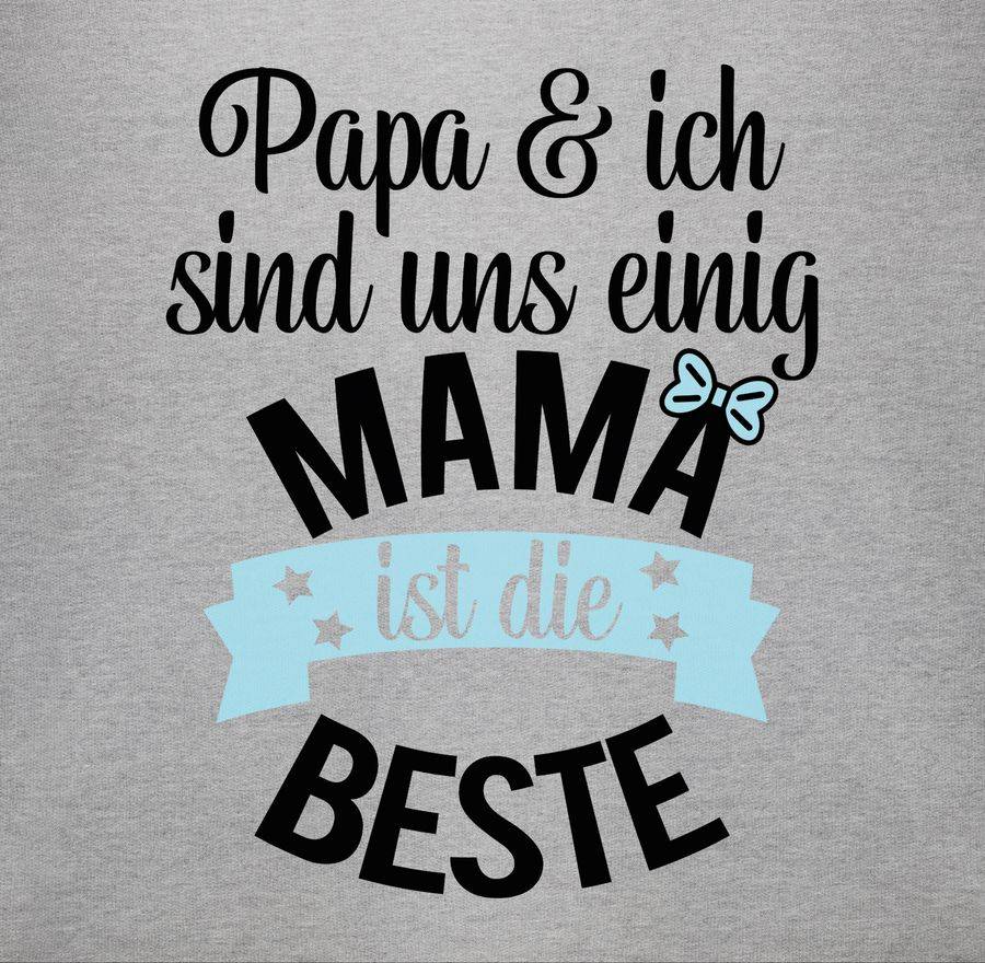 Shirtracer Mama ist die beste - blau schwarz Shirts & Mehr Shirtracer Super Sparpreis