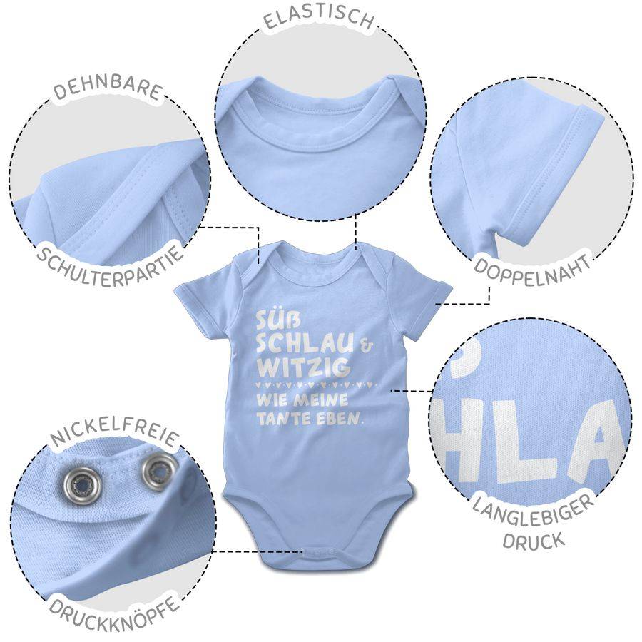 Shirtracer Süß schlau und witzig - wie meine Tante eben - Weiß Shirts & Mehr Shirtracer Sonderangebot der Fabrik