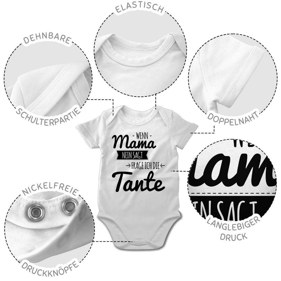 Shirtracer Wenn Mama nein sagt frag ich die Tante Shirts & Mehr Shirtracer Riesige Rabatte