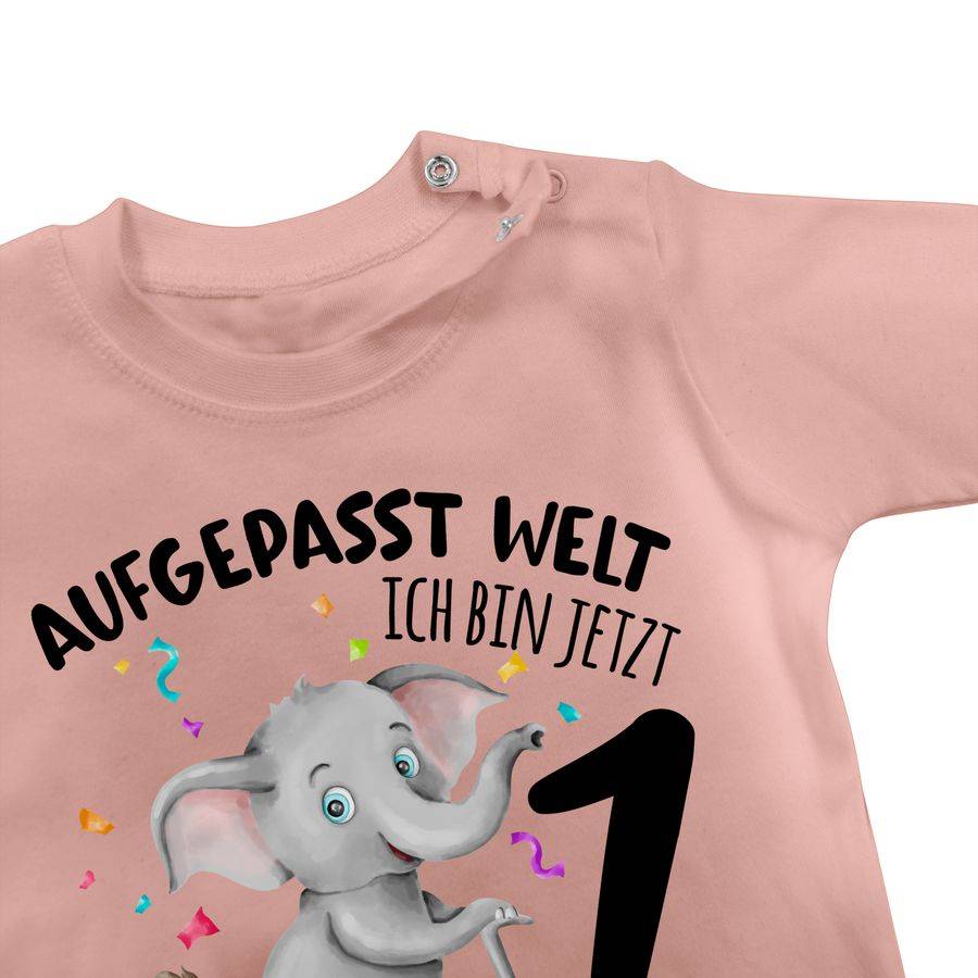 Shirtracer Ich bin jetzt 1 - Aufgepasst Welt: Tshirt Gym Bag Shirtracer 50% Rabatt mit kostenlosem Versand