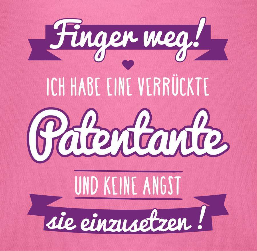 Shirtracer Ich habe eine verrückte Patentante lila Shirts & Mehr Shirtracer Outlet