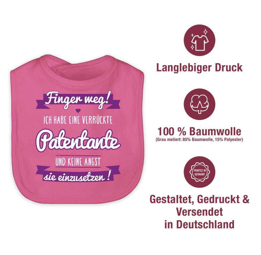 Shirtracer Ich habe eine verrückte Patentante lila Shirts & Mehr Shirtracer Outlet