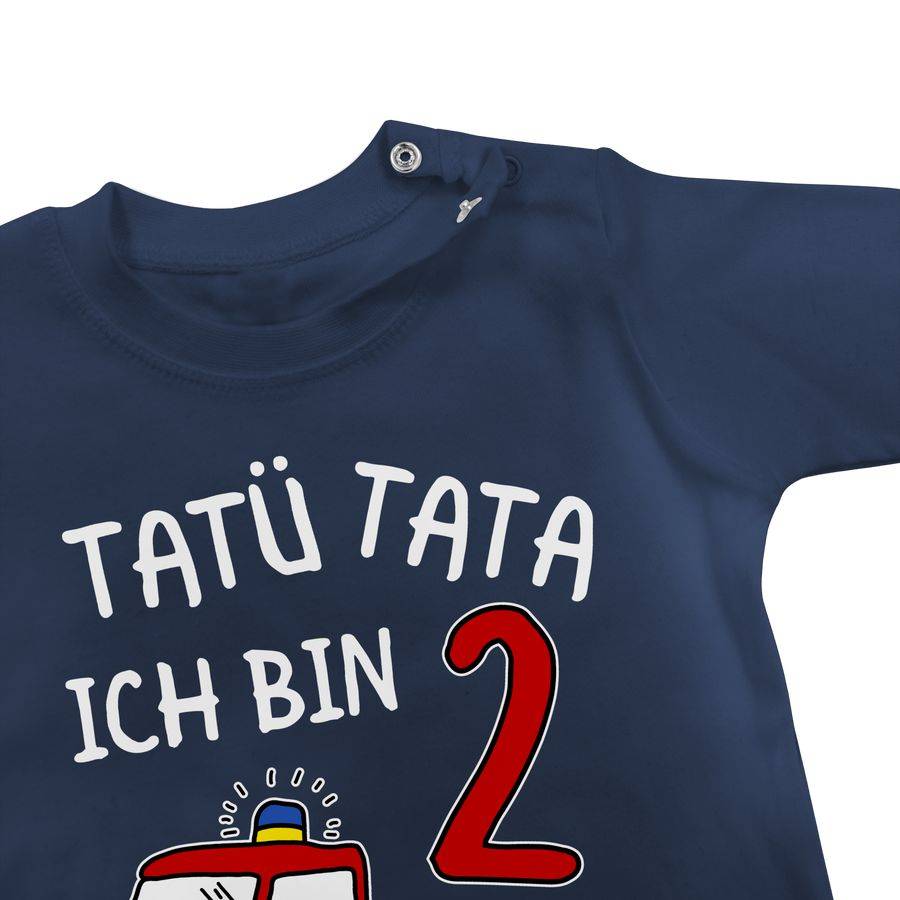 Shirtracer Tatü Tata Ich bin zwei Feuerwehrauto Shirts & Mehr Shirtracer Auslauf