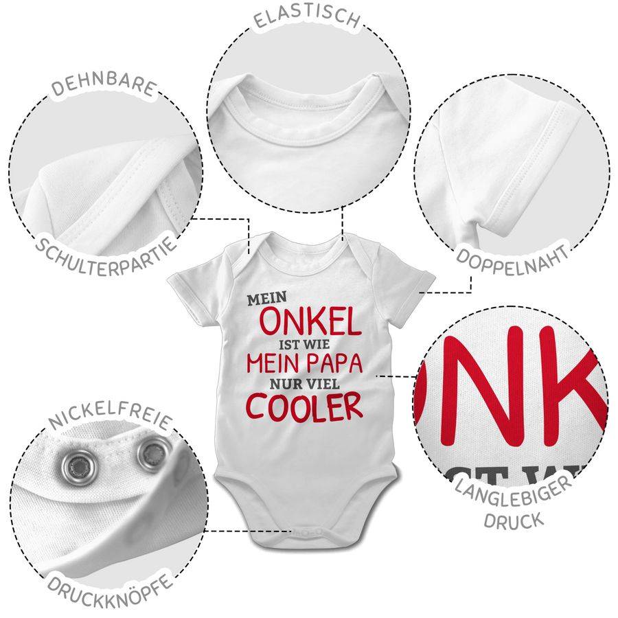 Shirtracer Mein Onkel ist wie mein Papa nur cooler Shirts & Mehr Shirtracer Kostenloser Versand