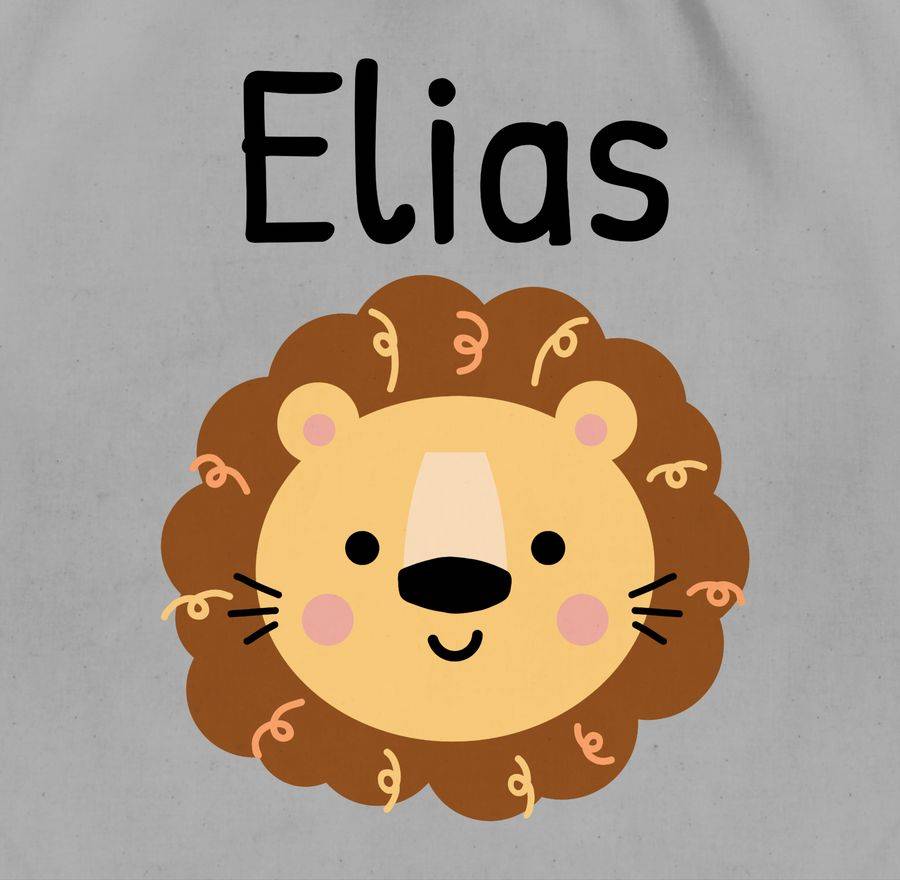 Shirtracer Süßer Löwe - Kindergarten Kita: T-Shirt Rucksack Shirtracer Neueste Mode