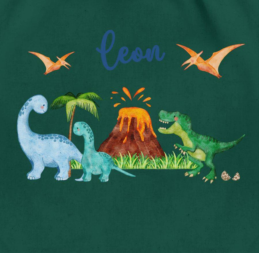Shirtracer Dinosaurier Dino Dinos: Tshirt Turnbeutel Shirtracer Blitzangebot