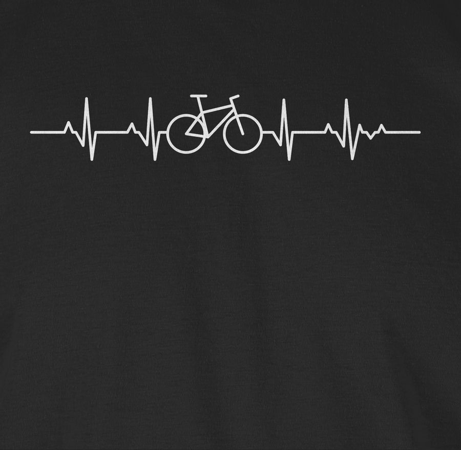 Shirtracer Herzschlag Fahrrad Shirts & Mehr Shirtracer Zeitbegrenzte Promotion