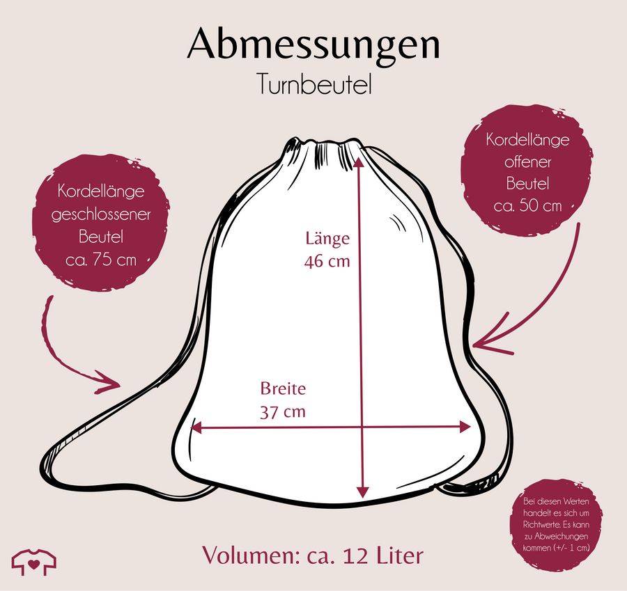 Shirtracer Echte Mädchen turnen: T-Shirt Rucksack Shirtracer Nur für heute