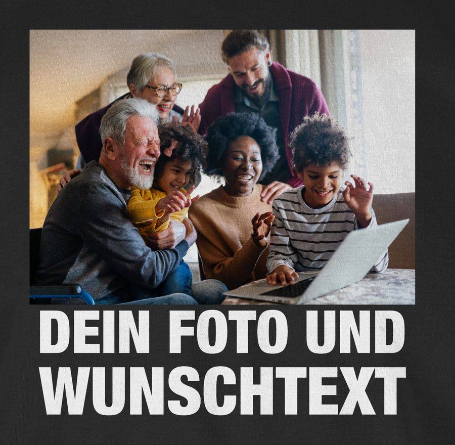 Shirtracer Mit Bild eigenem Foto Name Text Wunschtext: Tshirt Rucksack Shirtracer Fabrik Onlineshop