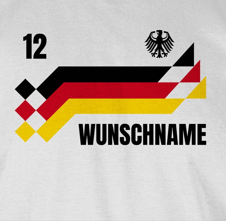 Shirtracer Deutschland Trikot mit Name und Nummer Germany: Tshirt Rucksack Shirtracer Sonderangebot