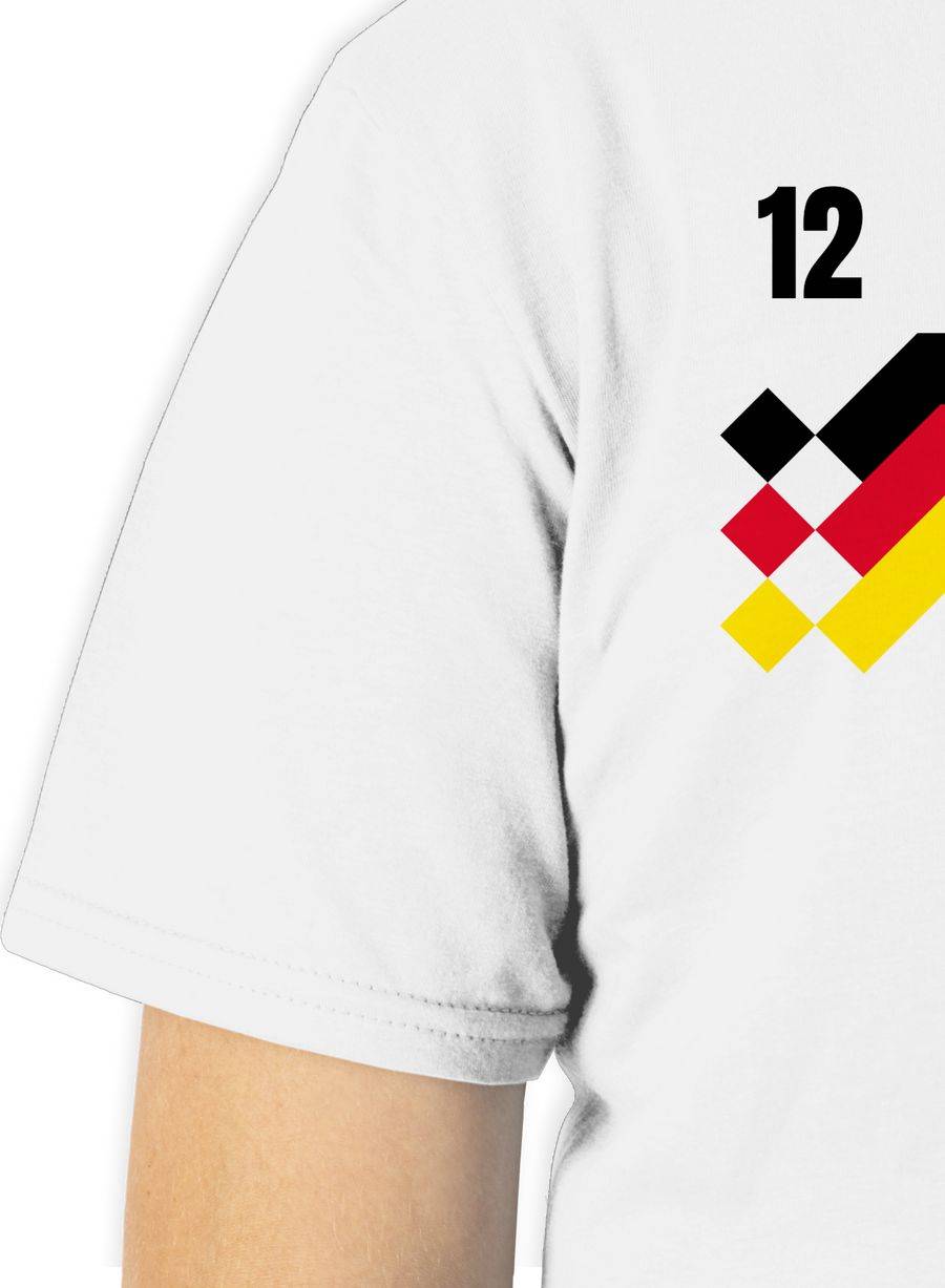 Shirtracer Deutschland Trikot mit Name und Nummer Germany: Tshirt Rucksack Shirtracer Sonderangebot