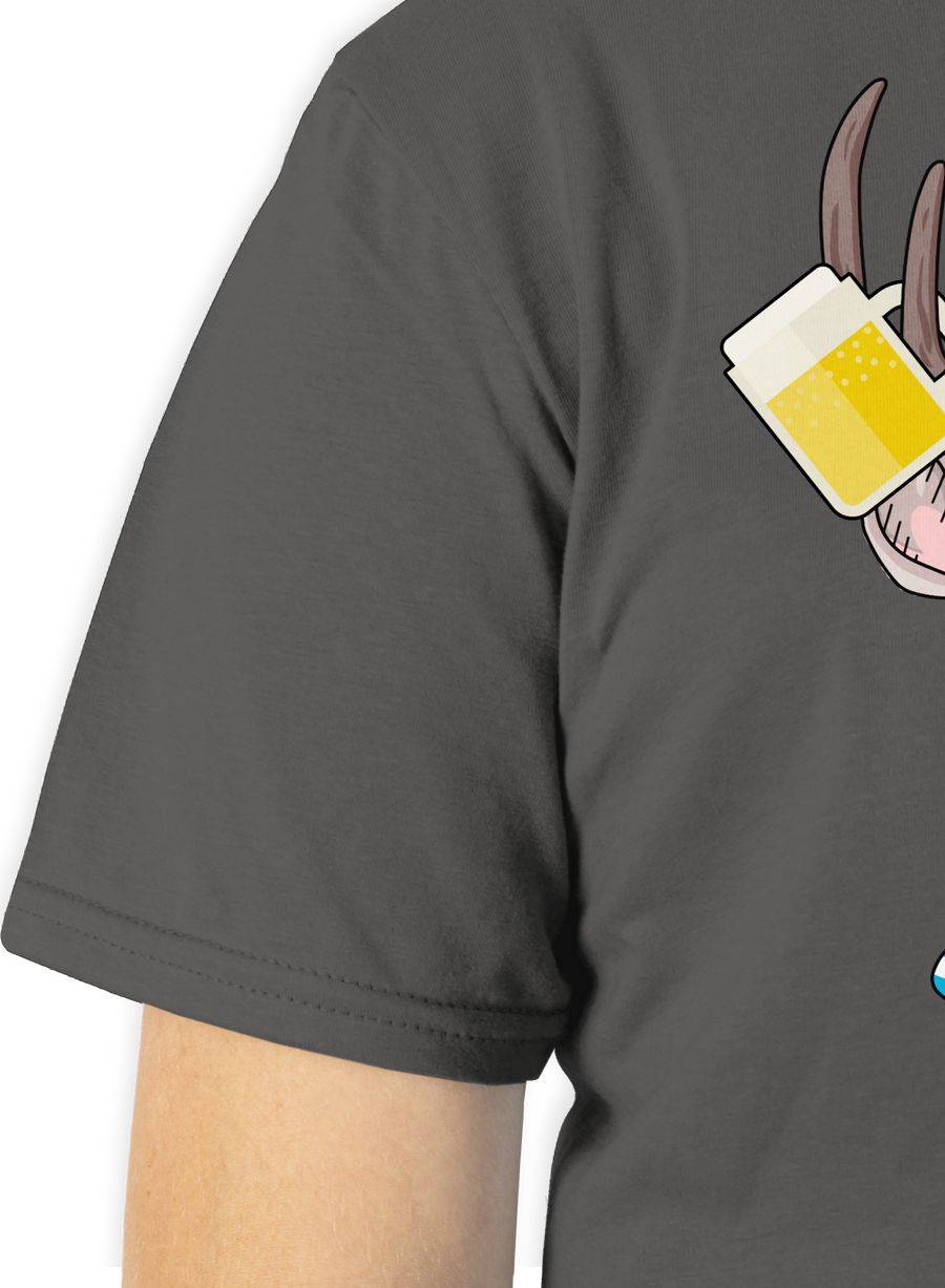 Shirtracer Oktoberfest Hirsch: T-Shirt Turnbeutel Shirtracer Begrenztes Angebot