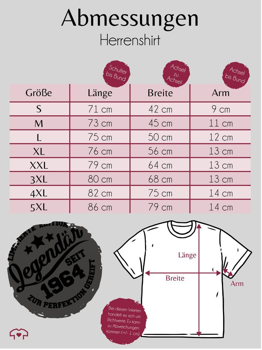 Shirtracer Legendär seit 1964 - schwarz: Tshirt Gym Bag Shirtracer Exklusivangebot