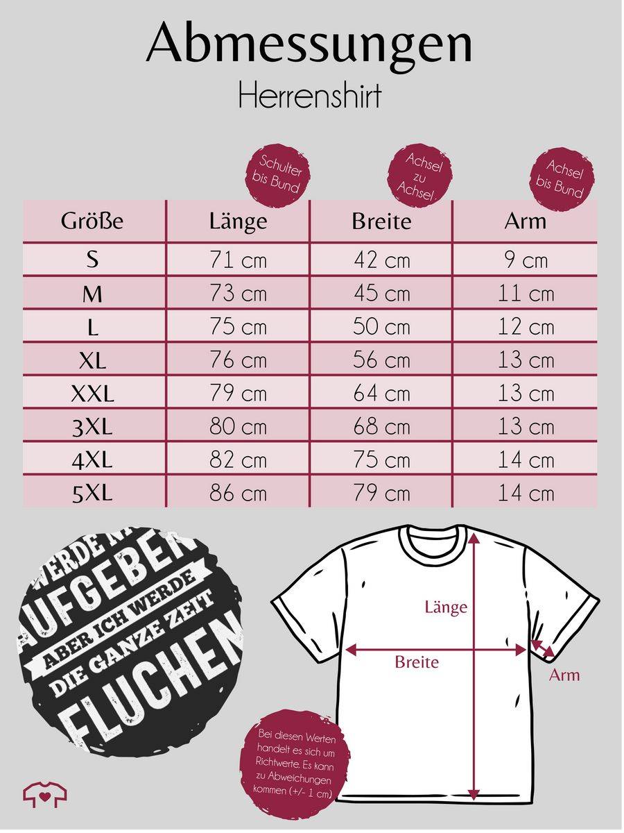 Shirtracer Ich werde nicht aufgeben, aber ich werde die ganze Zeit fluchen Shirts & Mehr Shirtracer Saisonschlussverkauf