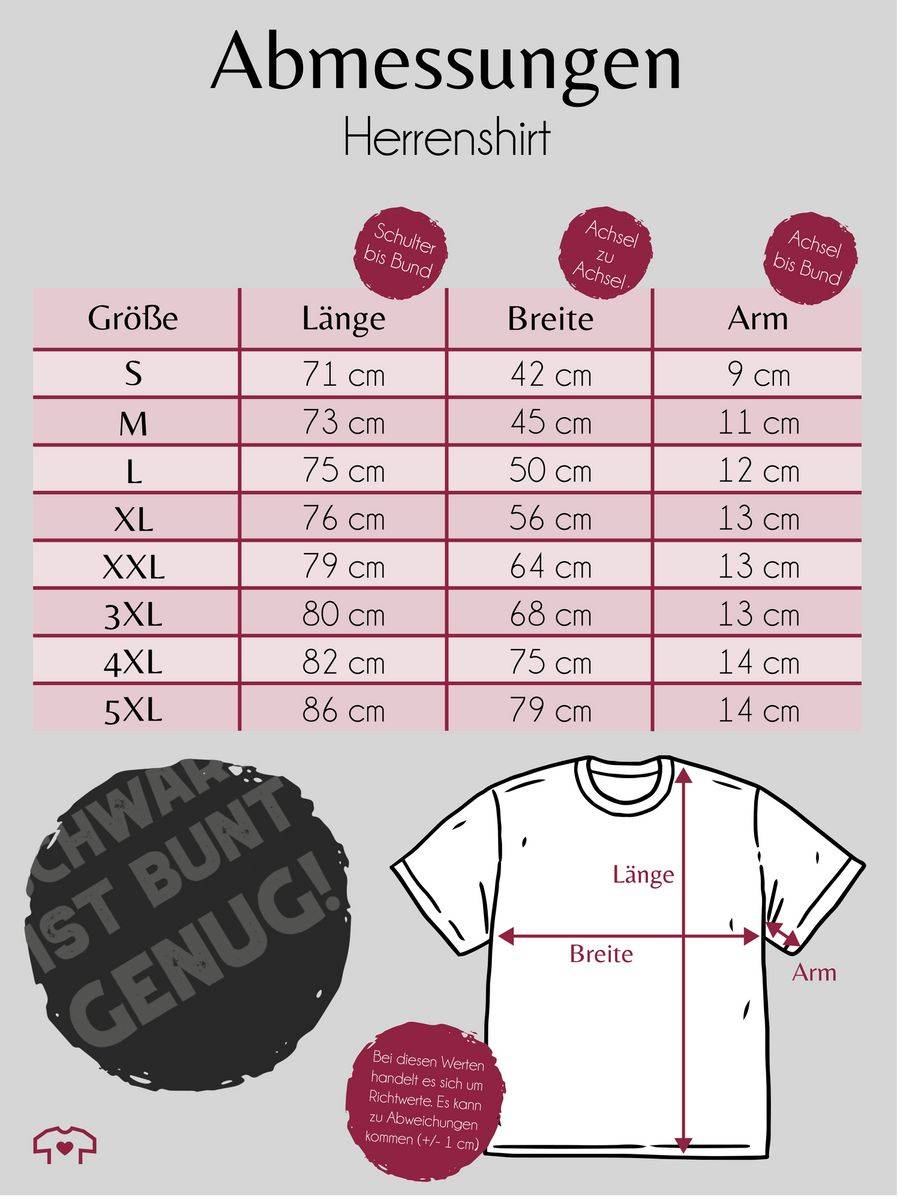 Shirtracer Schwarz ist bunt genug Shirts & Mehr Shirtracer Lagerräumung