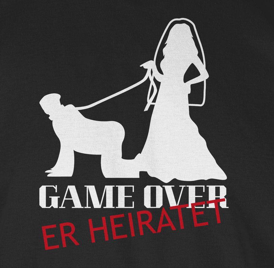 Shirtracer Game over - weiß Shirts & Mehr Shirtracer Exklusive Angebote