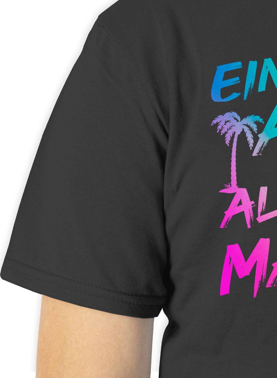 Shirtracer Malle für Alle - Einer für alle Alle für Malle: Tshirt Turnbeutel Shirtracer Blitzangebot