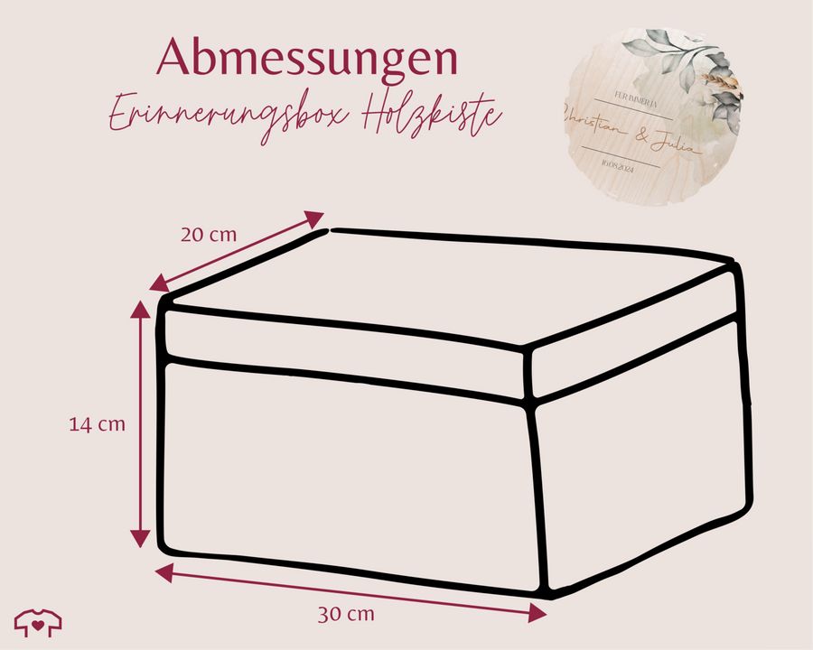 Shirtracer Für immer ja Liebesgeschenk Ich liebe Dich Geschenk Holzkiste Geldgeschenk Shirtracer Saisonale Angebote