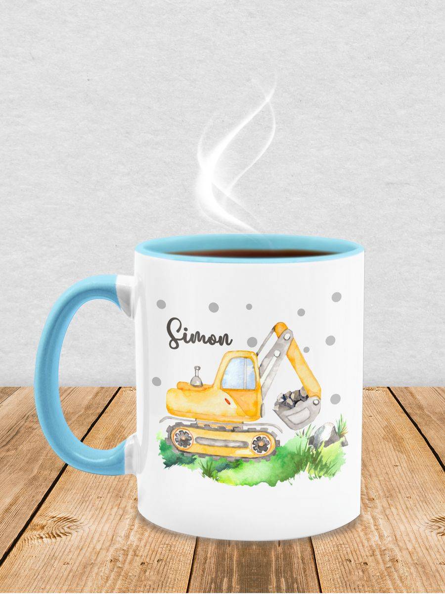 Shirtracer Bagger Baggerfahrer Geschenk: T-Shirt Turnbeutel Shirtracer Speichern exportieren