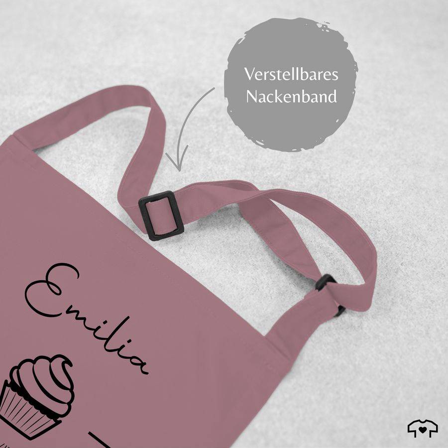 Shirtracer Baking with Love mit Namen: T-Shirt Rucksack Shirtracer Schlussverkauf