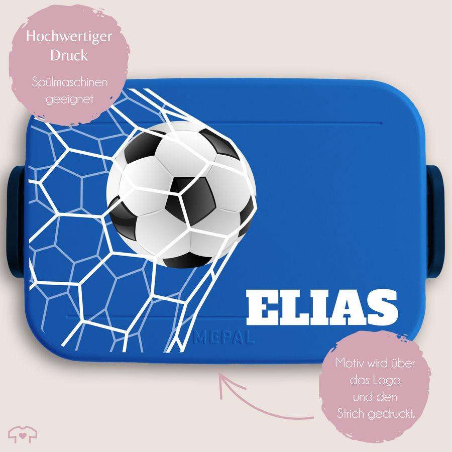 Shirtracer Fußball Brotdose Personalisiert Kleine Geschenke für Fußballfans Fußballgesc Shirtracer Kostenloser Versand