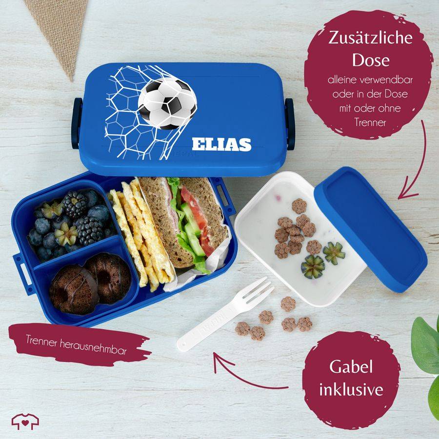 Shirtracer Fußball Brotdose Personalisiert Kleine Geschenke für Fußballfans Fußballgesc Shirtracer Kostenloser Versand