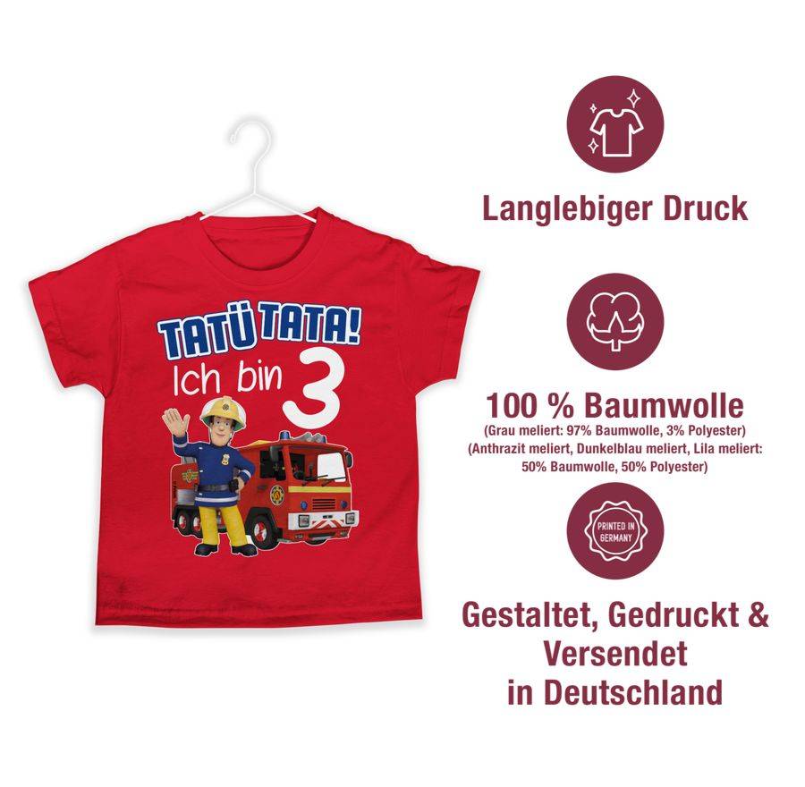 Shirtracer Tatü Tata! Ich bin 3 - blau Shirts & Mehr Shirtracer Saisonschlussverkauf