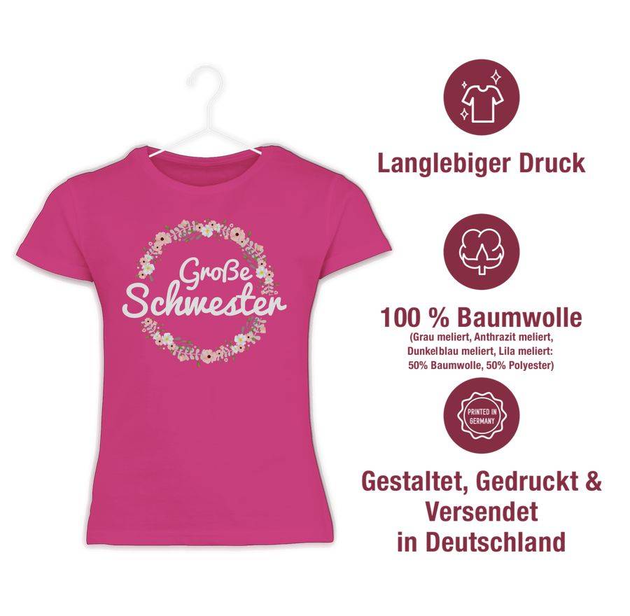 Shirtracer Große Schwester I Geschenk Shirts & Mehr Shirtracer Cyber Monday