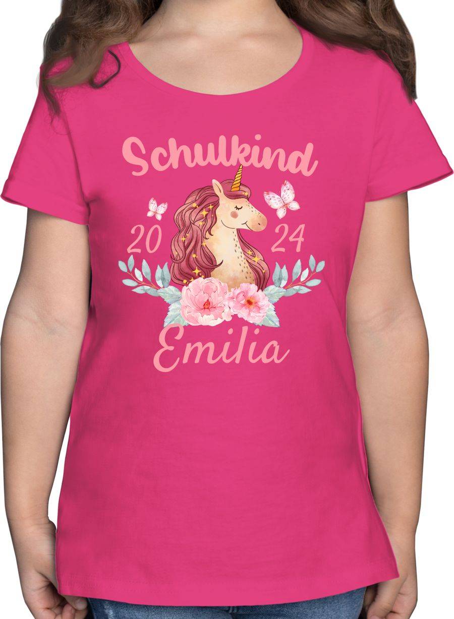 Shirtracer Schulkind Einhorn 2024 Shirts & Mehr Shirtracer Zeitlich begrenztes Angebot