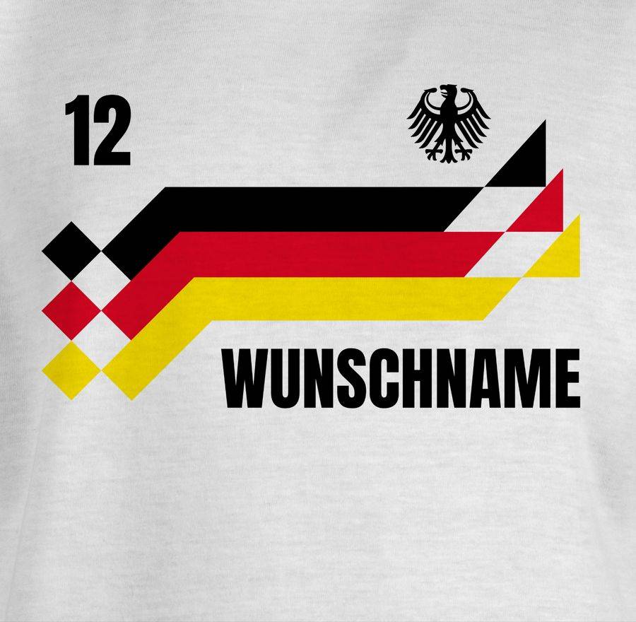 Shirtracer Deutschland Trikot mit Name und Nummer Germany: Tshirt Rucksack Shirtracer Neuheiten