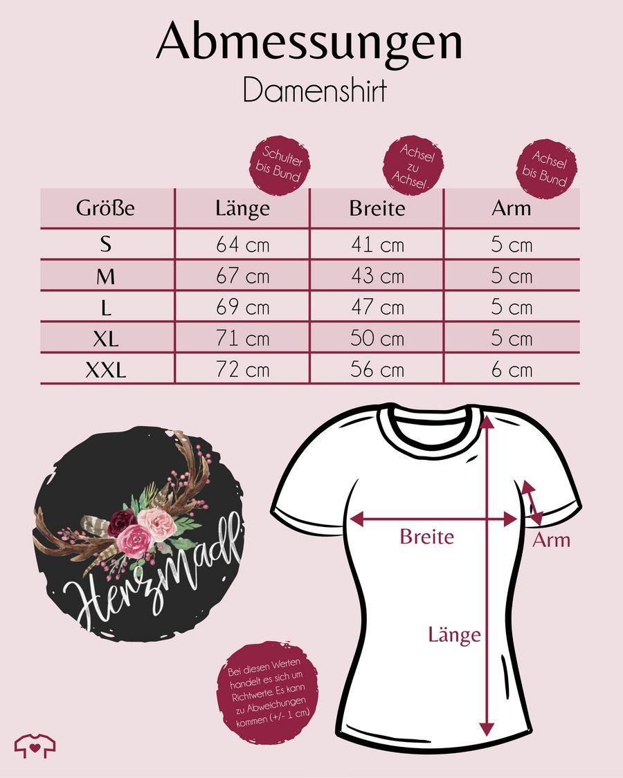 Shirtracer Herzmadl Geweih - weißer Schriftzug: Tshirt Gym Bag Shirtracer Sonderangebot der Fabrik