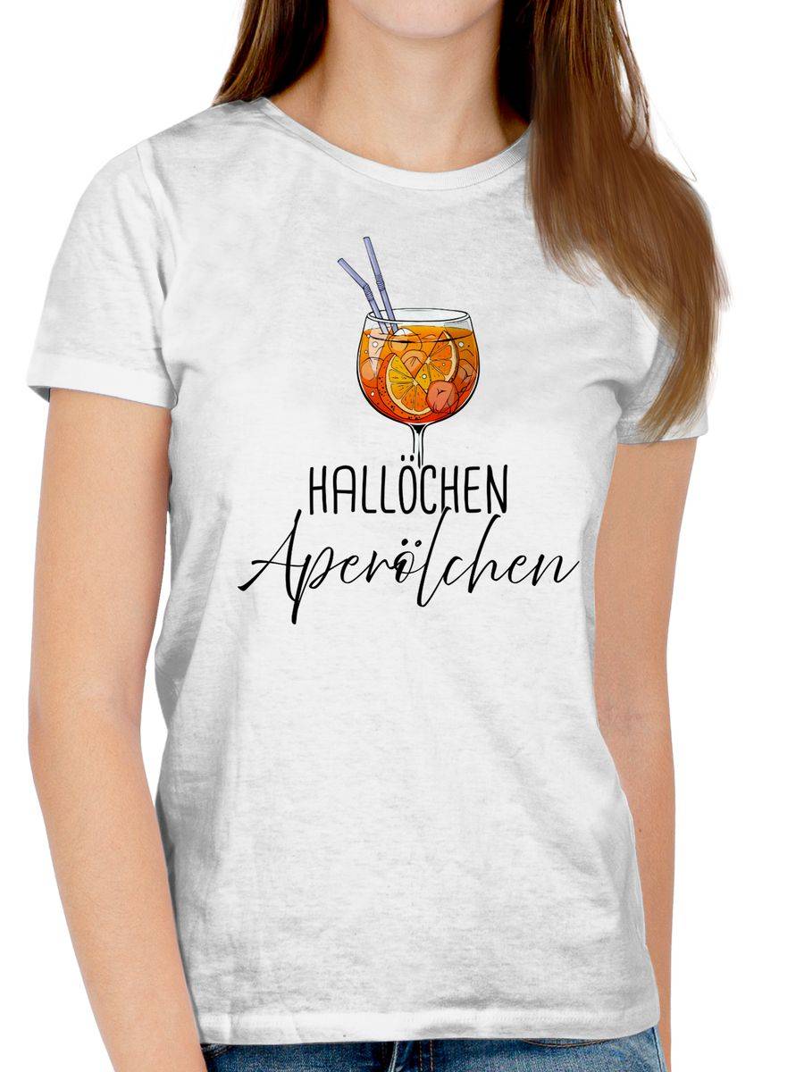 Shirtracer Hallöchen Aperölchen Aperol Spritz Mädelsabend Shirts & Mehr Shirtracer Nur noch ein Tag übrig