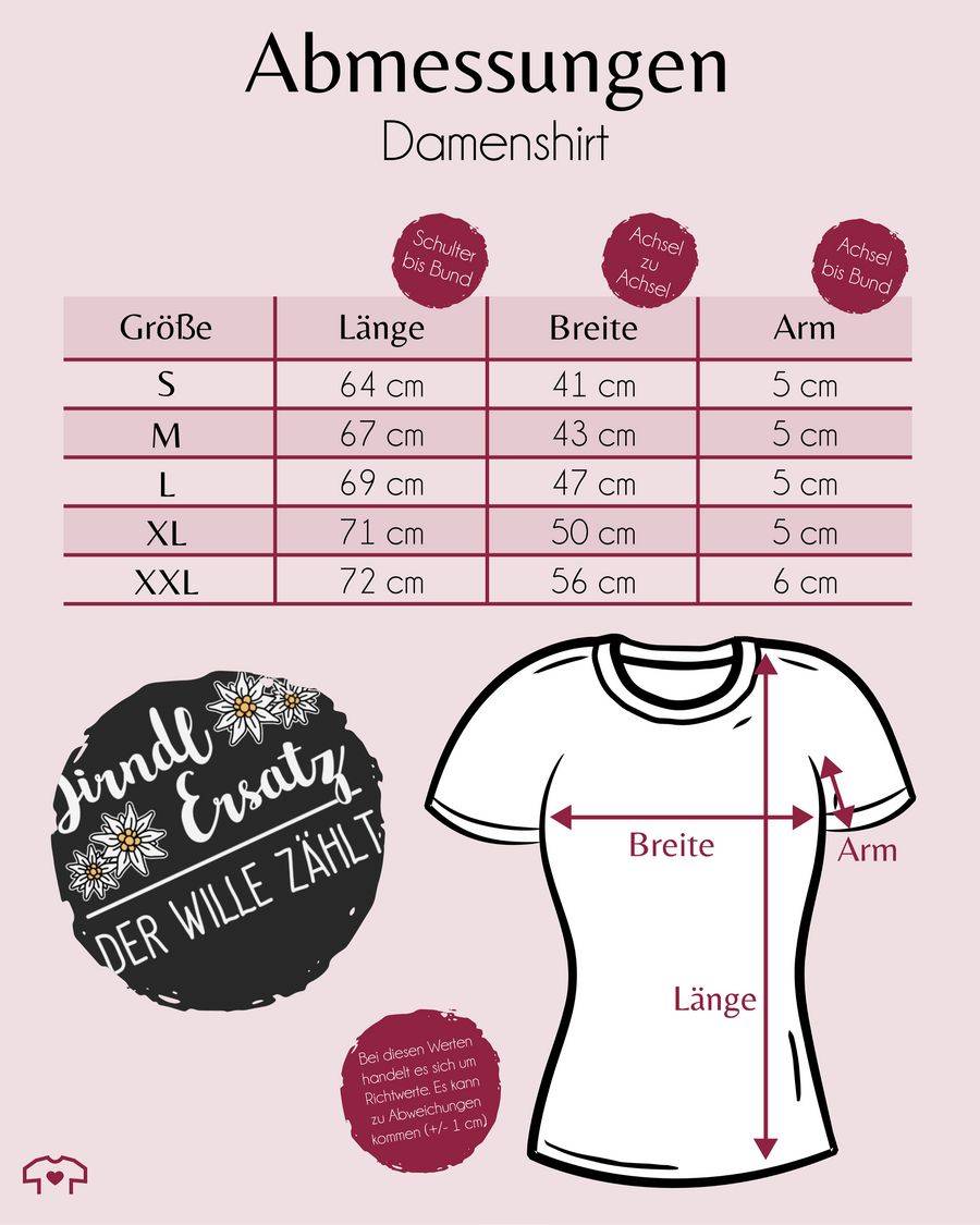 Shirtracer Dirndl Ersatz der Wille zählt - weiß Shirts & Mehr Shirtracer Riesige Rabatte