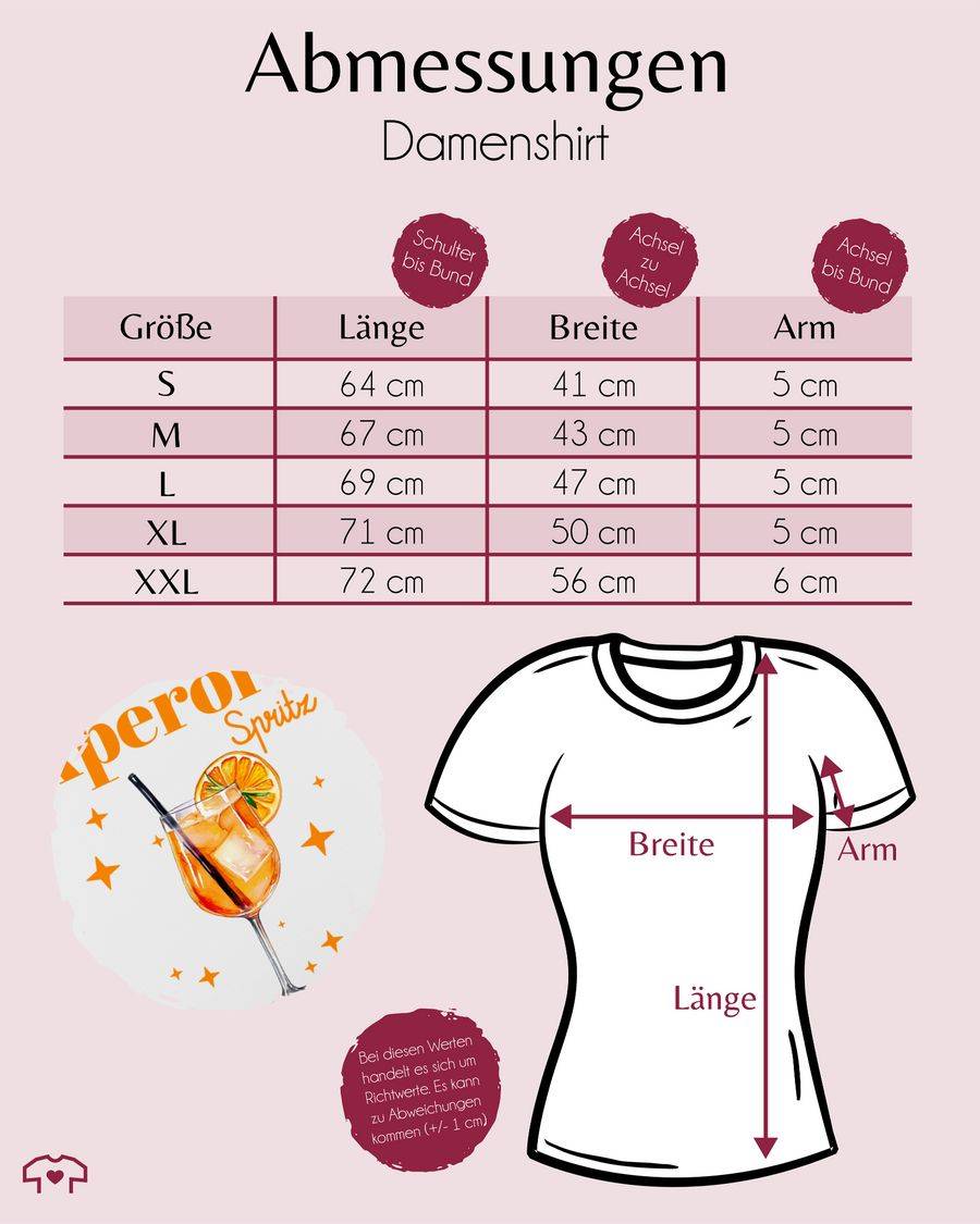 Shirtracer Aperol Spritz Kostüm Aperoli Aperollin Freundin Spritztour Shirts & Mehr Shirtracer Fabrikladen