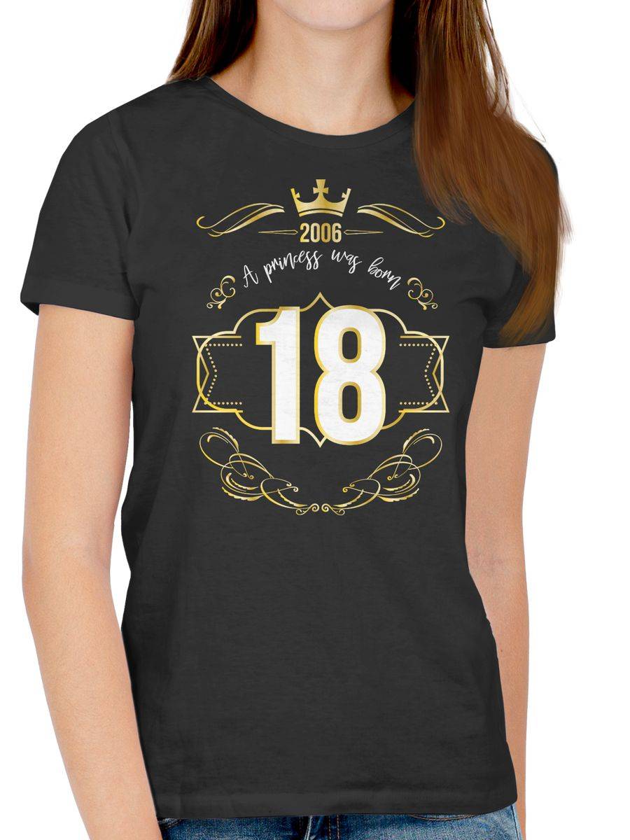 Shirtracer Achtzehnter Prinzessin Mädchen 2006 Shirts & Mehr Shirtracer zollfrei