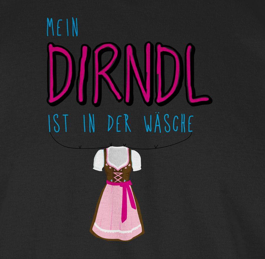 Shirtracer Mein Dirndl ist in der Wäsche Shirts & Mehr Shirtracer Auslauf