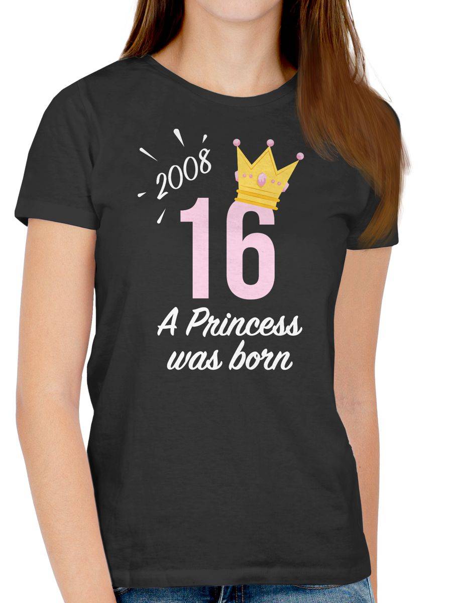 Shirtracer Sechzehnter Mädchen Princess 2008: Tshirt Turnbeutel Shirtracer im Angebot