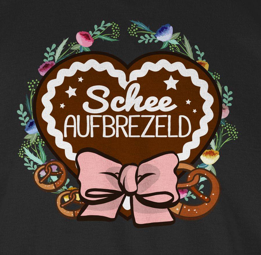 Shirtracer Schee aufbrezeld Lebkuchenherz: T-Shirt Turnbeutel Shirtracer Meist gekauft