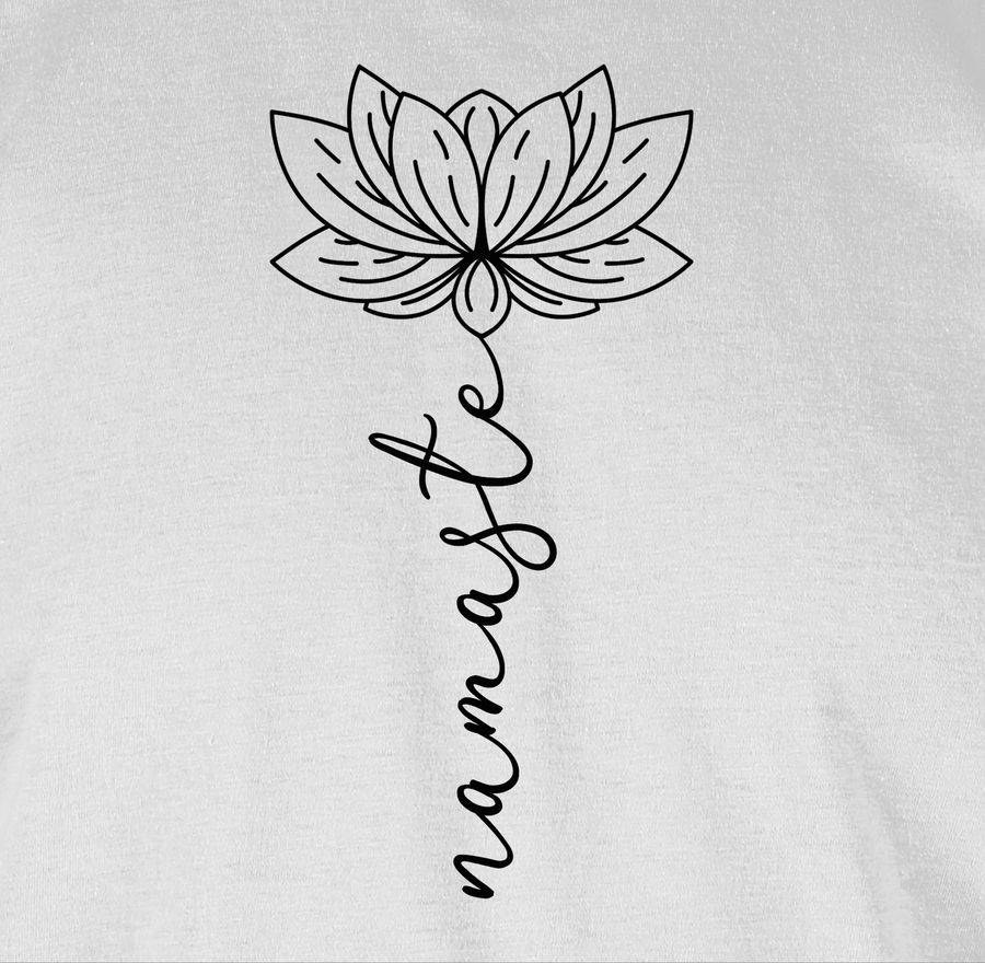 Shirtracer Namaste Lotusblüte: Tshirt Rucksack Shirtracer Kostenloser Versand