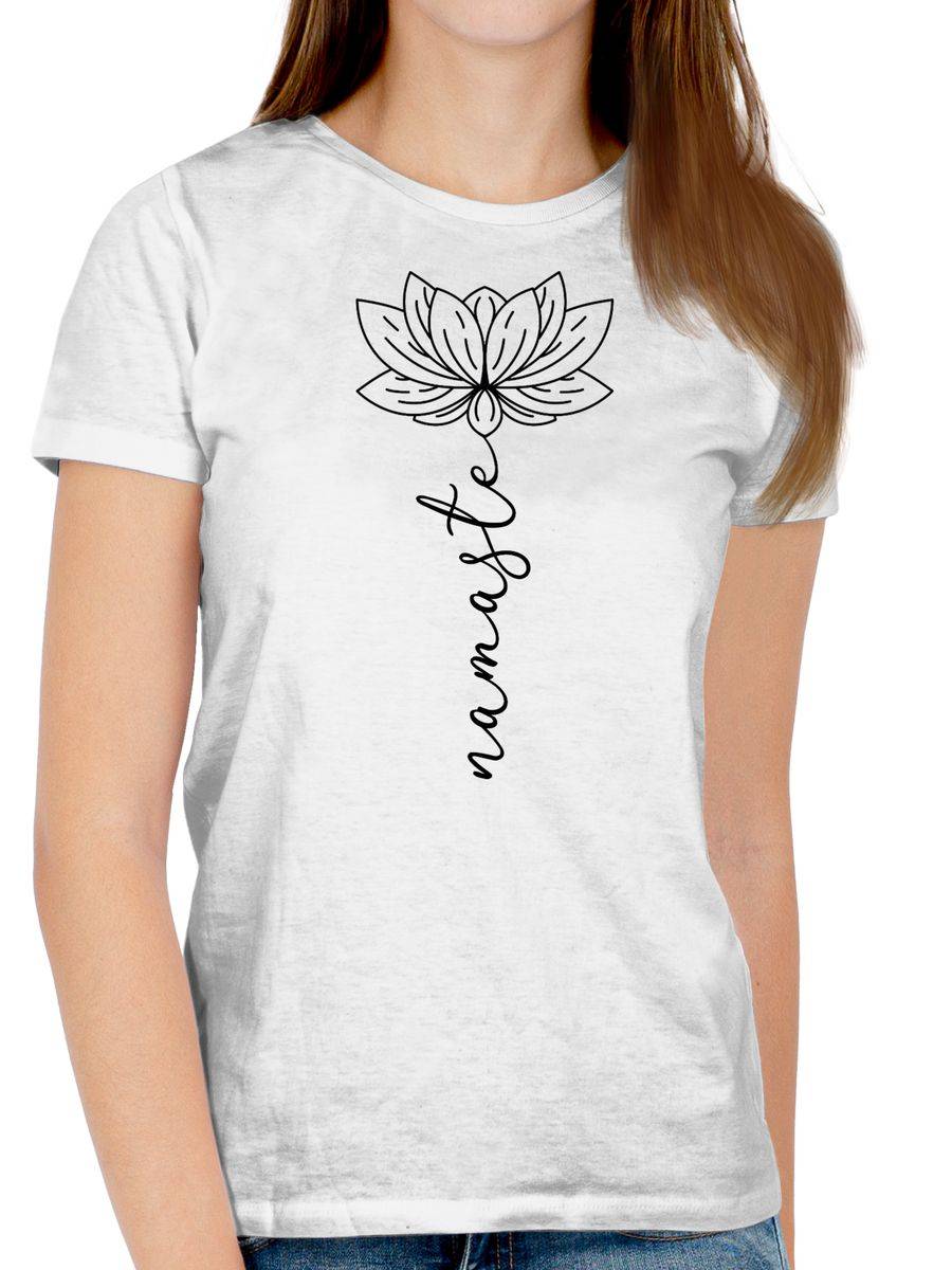 Shirtracer Namaste Lotusblüte: Tshirt Rucksack Shirtracer Kostenloser Versand