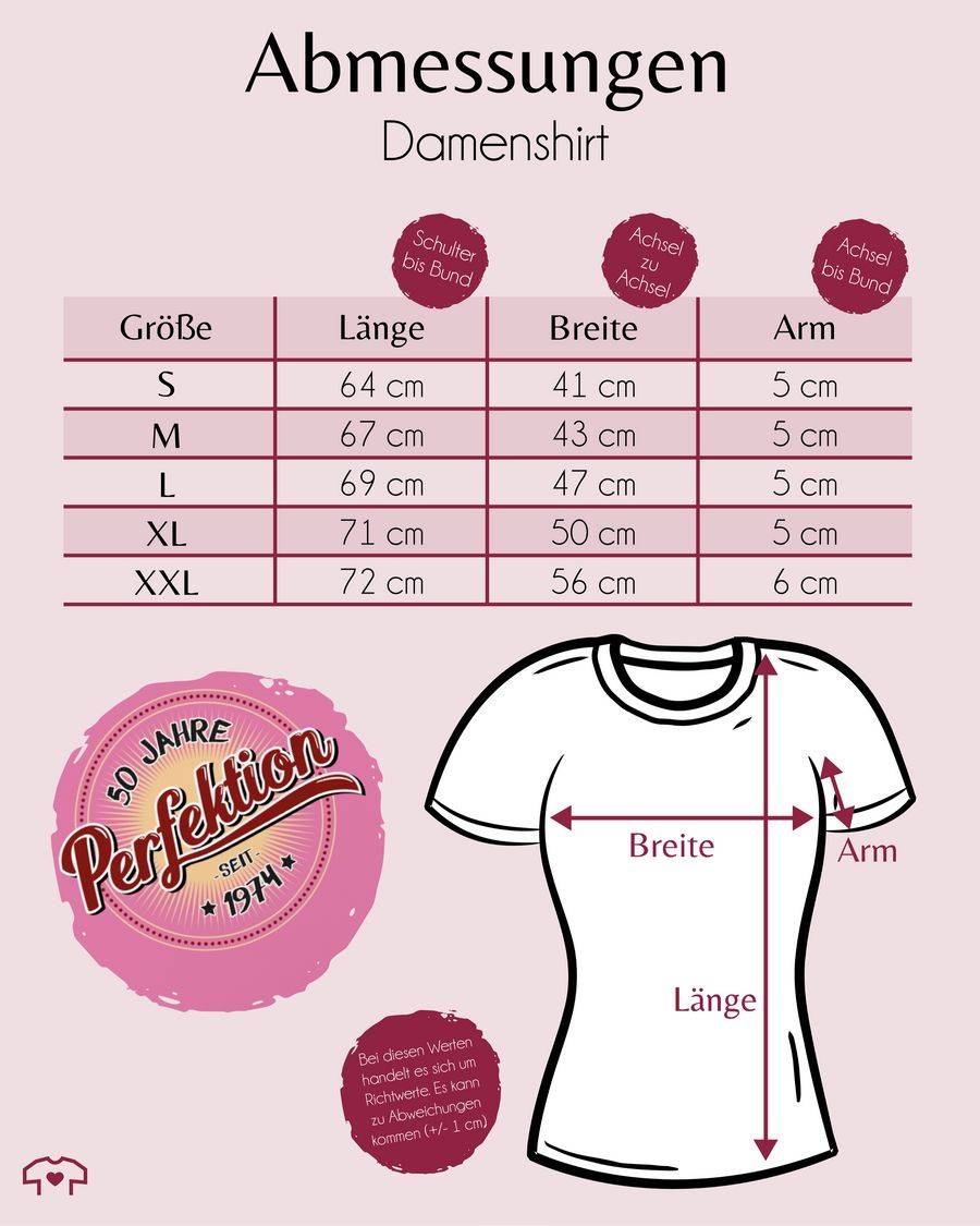Shirtracer Fünfzig Jahre Perfektion 1974 I Shirts & Mehr Shirtracer Limitierter Zeitrabatt