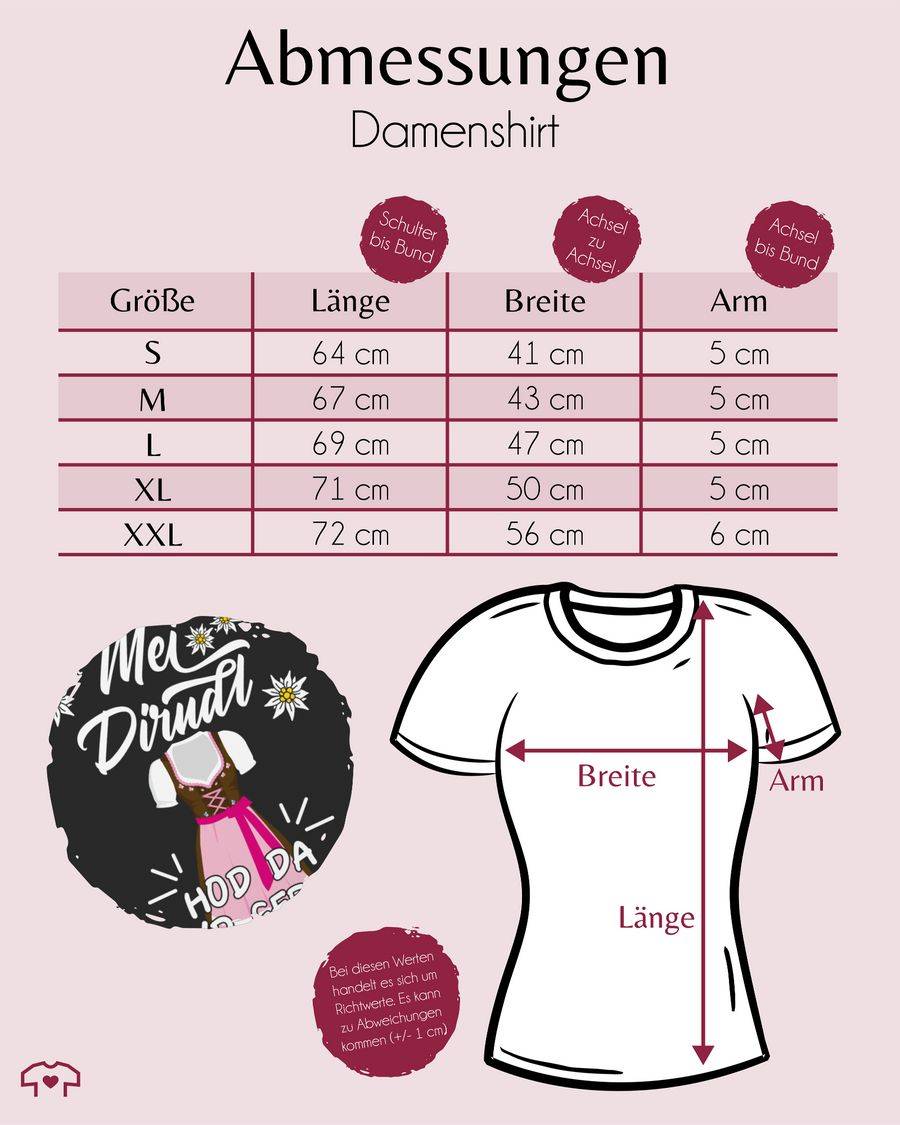 Shirtracer Mei Dirndl hod da Hund gfressn Shirts & Mehr Shirtracer Jubiläumsangebot